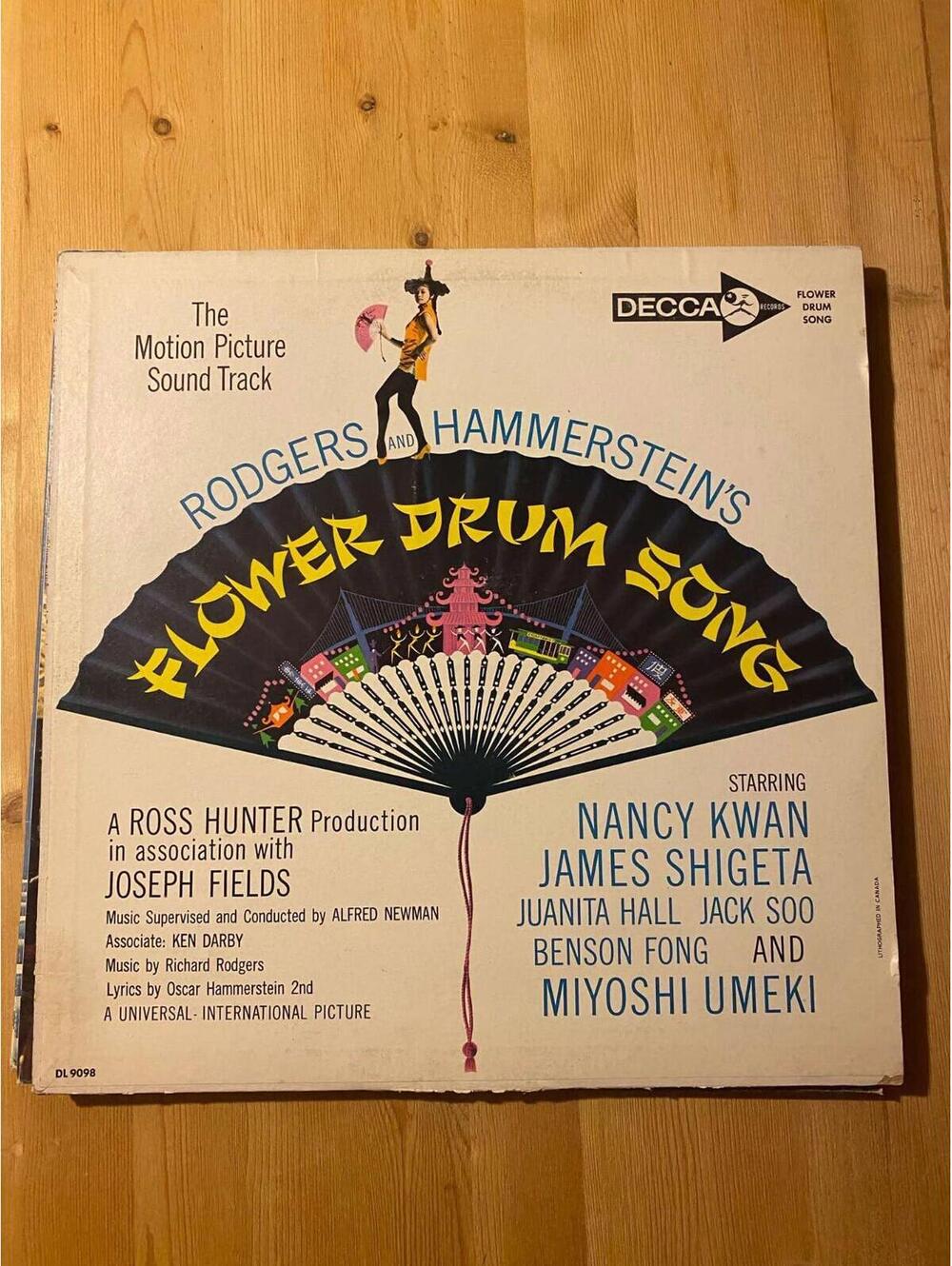 Rodgers & Hammerstein – Flower Druum Song Vintage 33rpm VG+ AB29